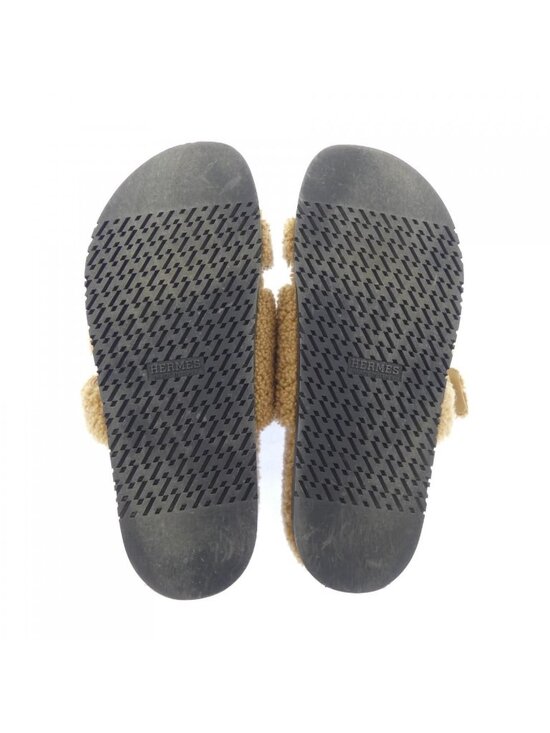 Hermes Chypre Sandals Brown main image 4
